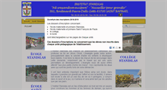 Desktop Screenshot of institut-stanislas.fr